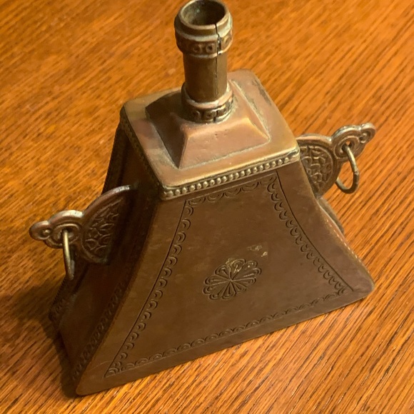 Vintage retro powder flask - Picture 2 of 4